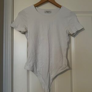 Aritzia Classic White Bodysuit